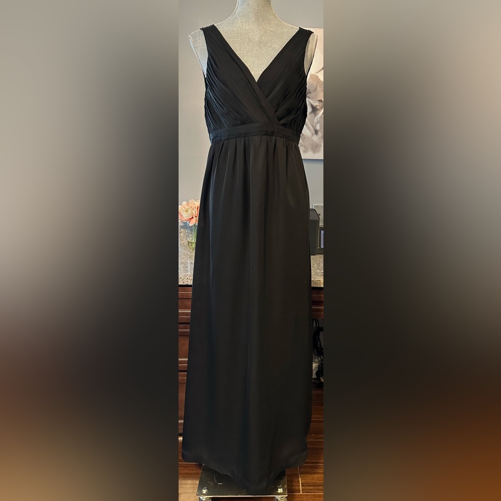 Cadeau Silk Black Maxi Dress size small